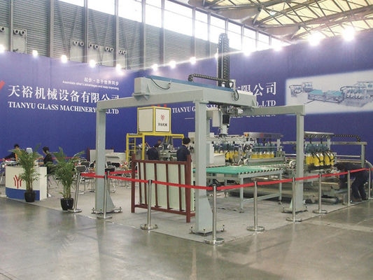 Κίνα Μηχανή φόρτωσης γυαλιού βραχιόνων ανελκυστήρων σχεδιαγράμματος αργιλίου για το τοποθετημένο σε στρώματα γυαλί προμηθευτής
