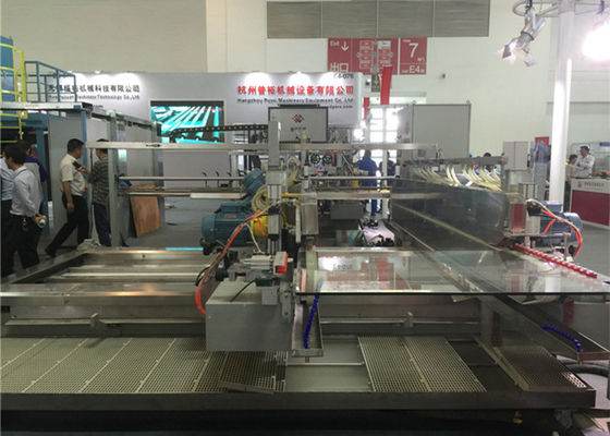 Κίνα Επίπεδη μηχανή ευθειών γραμμών γυαλιού παραθύρων αρχιτεκτονικής ακονίζοντας πάχος 3 - 19 χιλ. προμηθευτής